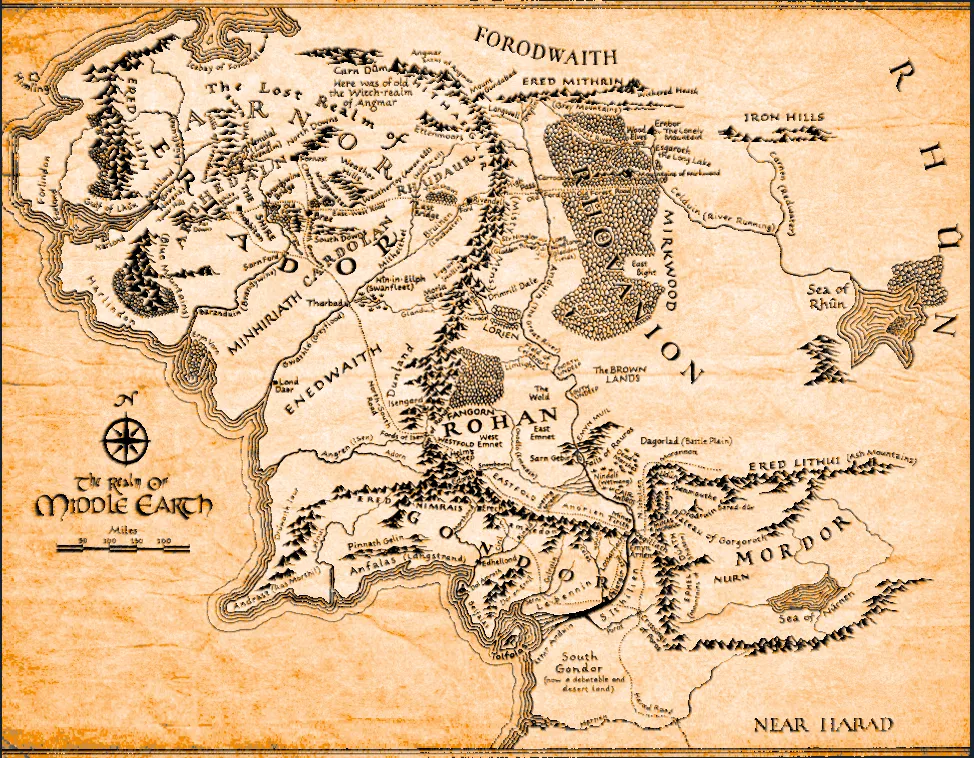 Map of Middle-earth